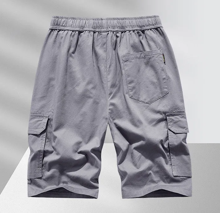Men's Drawstring Cargo Shorts