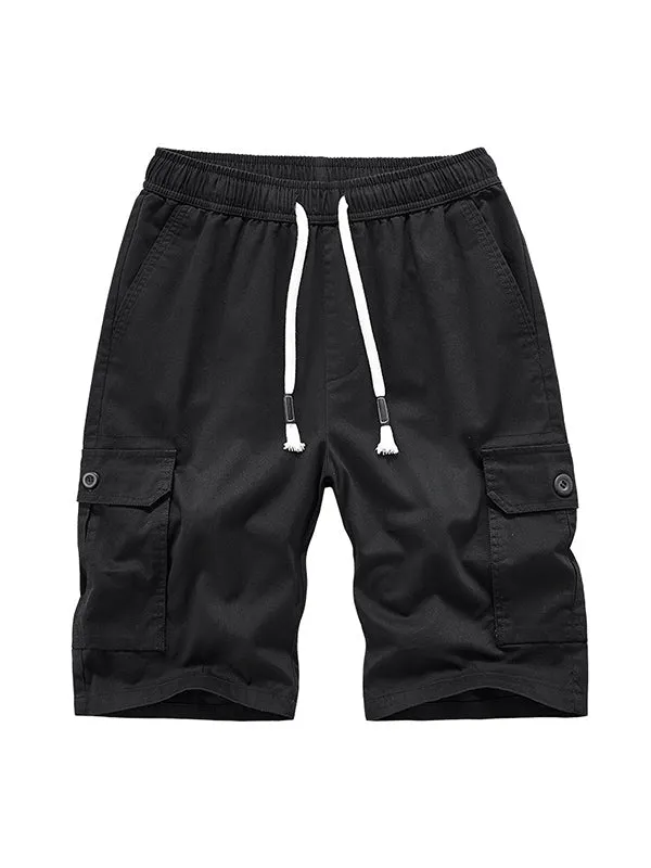 Men's Drawstring Cargo Shorts