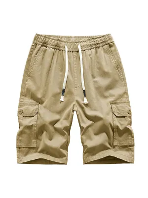 Men's Drawstring Cargo Shorts