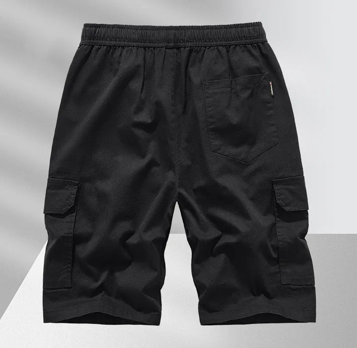 Men's Drawstring Cargo Shorts