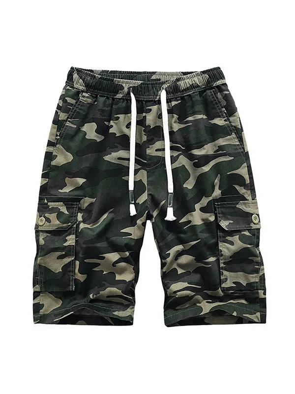 Men's Drawstring Cargo Shorts