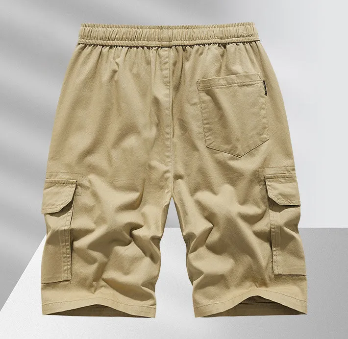 Men's Drawstring Cargo Shorts