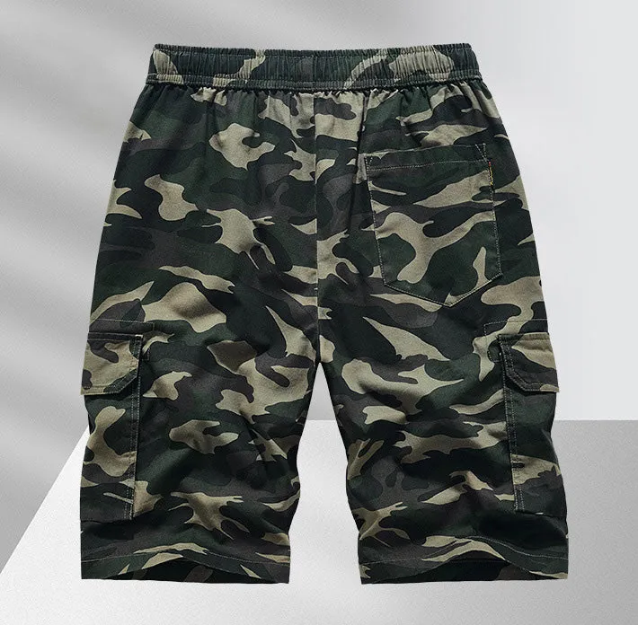Men's Drawstring Cargo Shorts