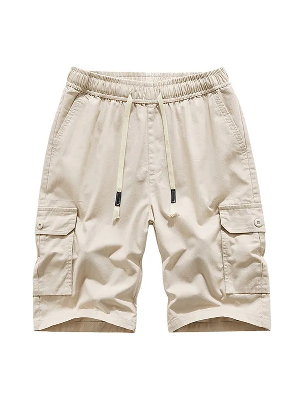 Men's Drawstring Cargo Shorts