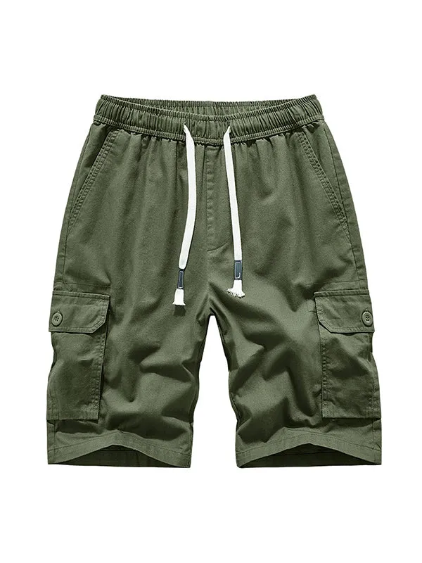 Men's Drawstring Cargo Shorts