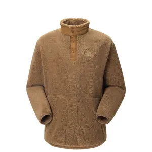 Men's gold color woolen outdoor jacket winter jackets double-sided half-open chest jacket woolen coats