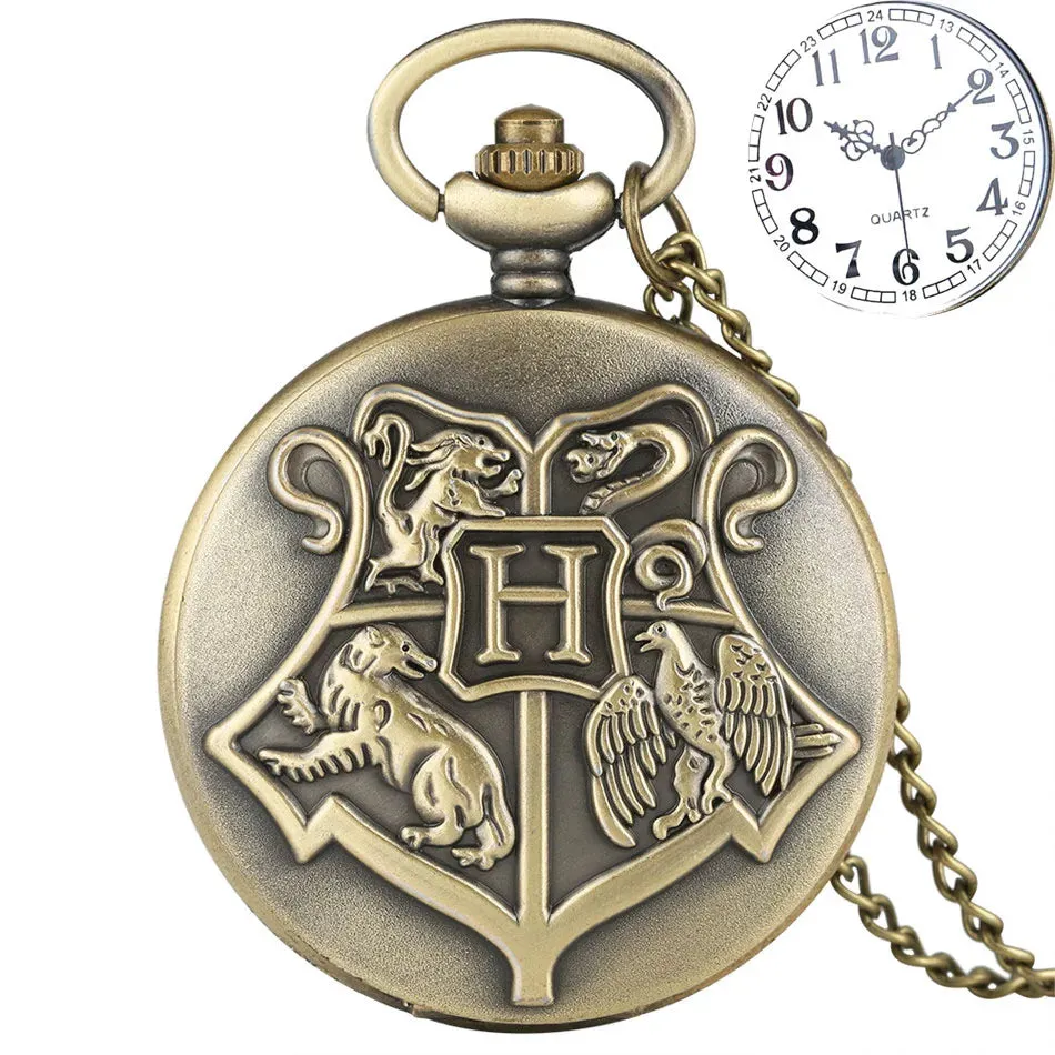 Men's Long Chain Pocket Watch Antique Cosplay Necklace