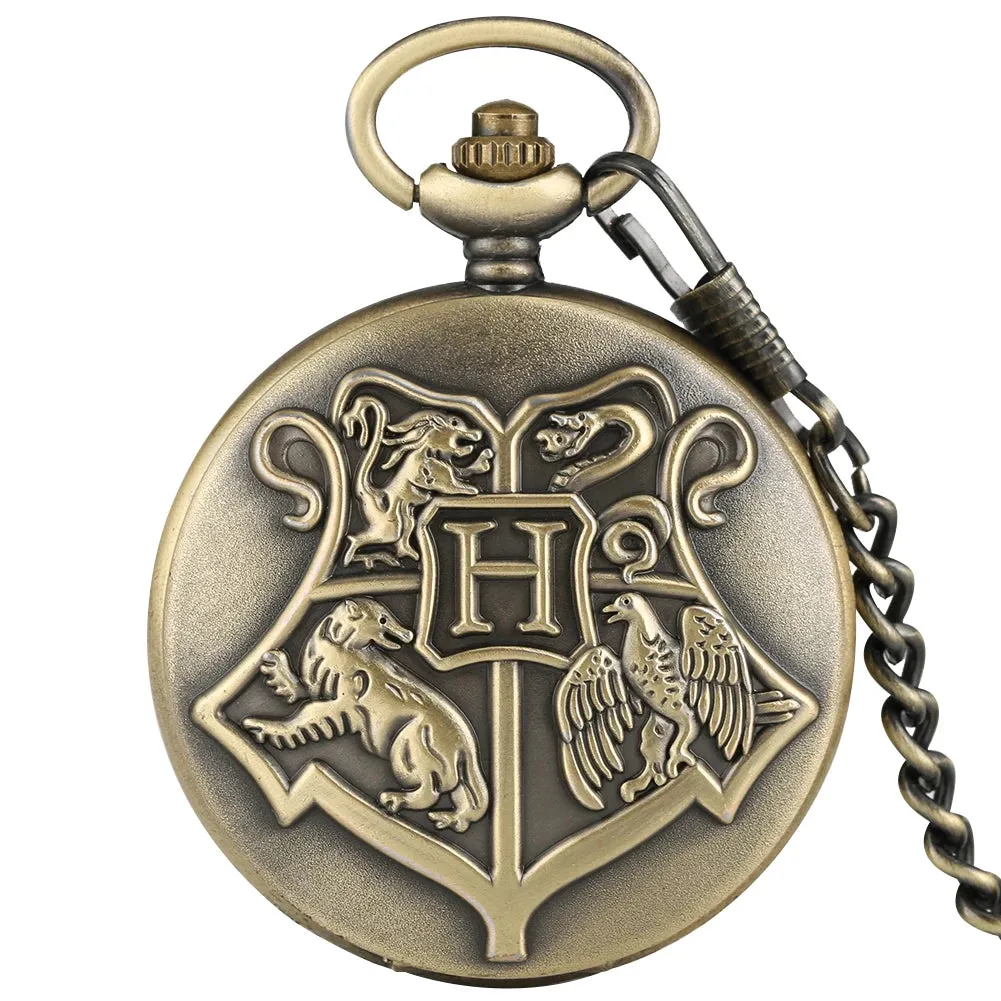 Men's Long Chain Pocket Watch Antique Cosplay Necklace