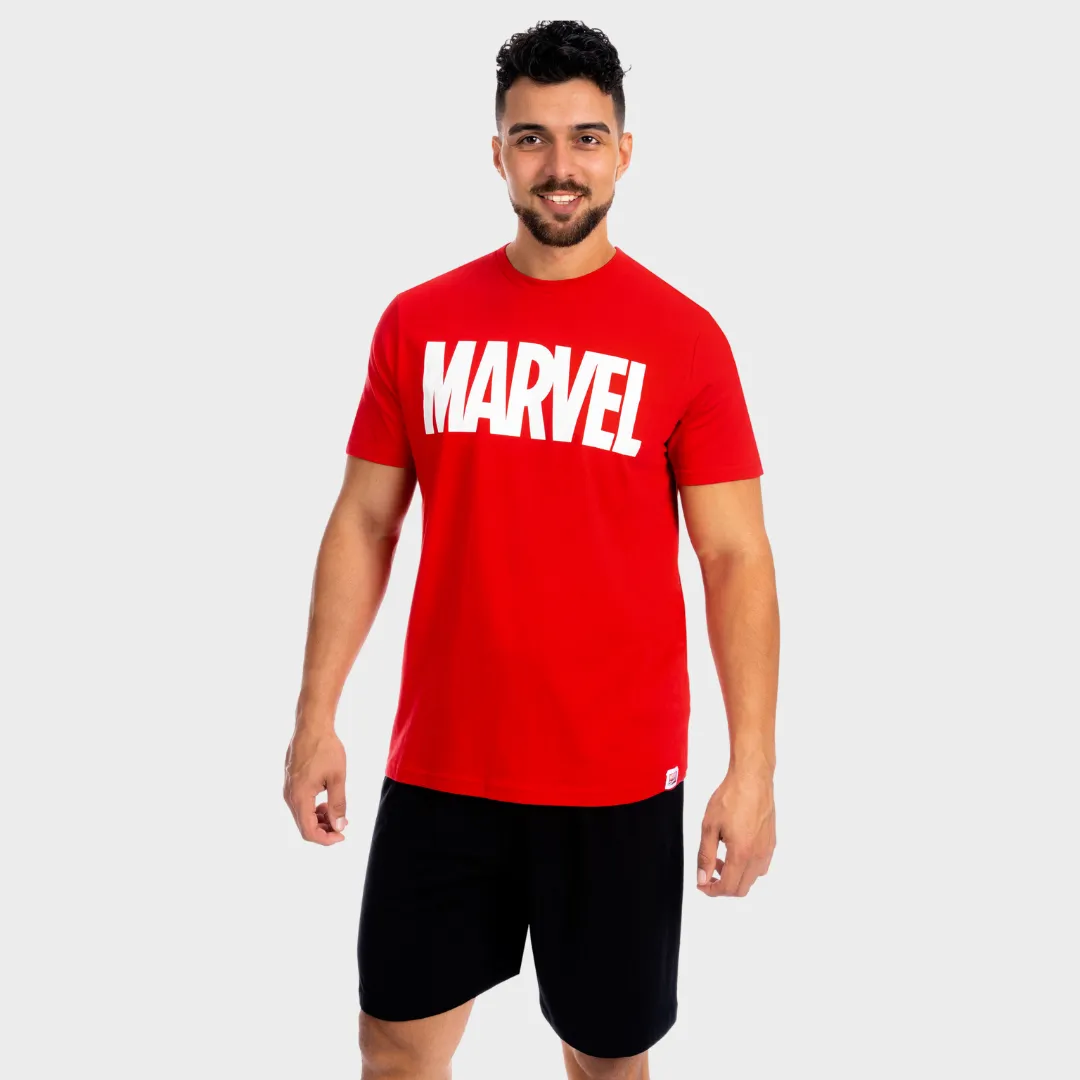 Mens Marvel Short Pajamas
