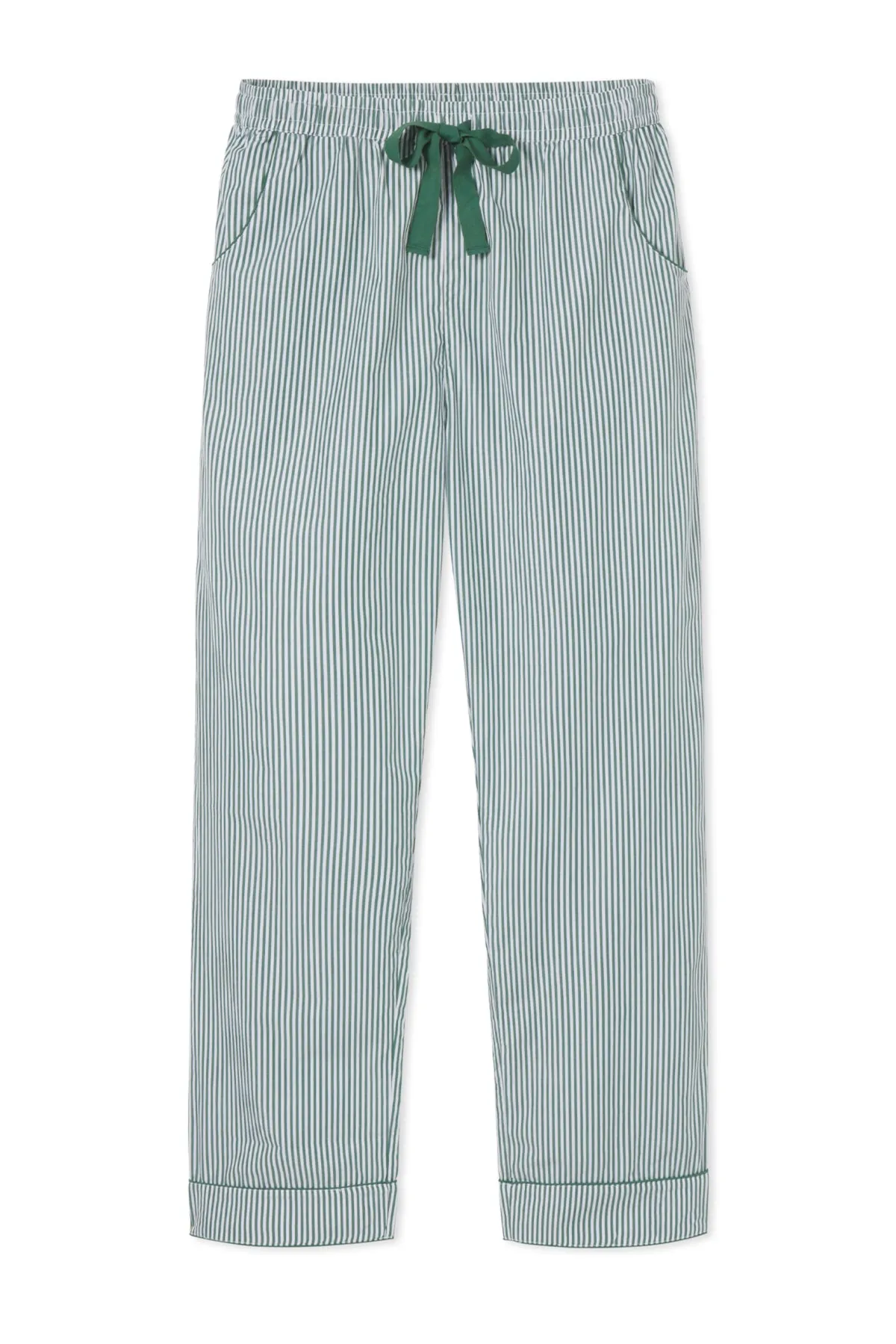 Men's Poplin Pajama Pants in Evergreen