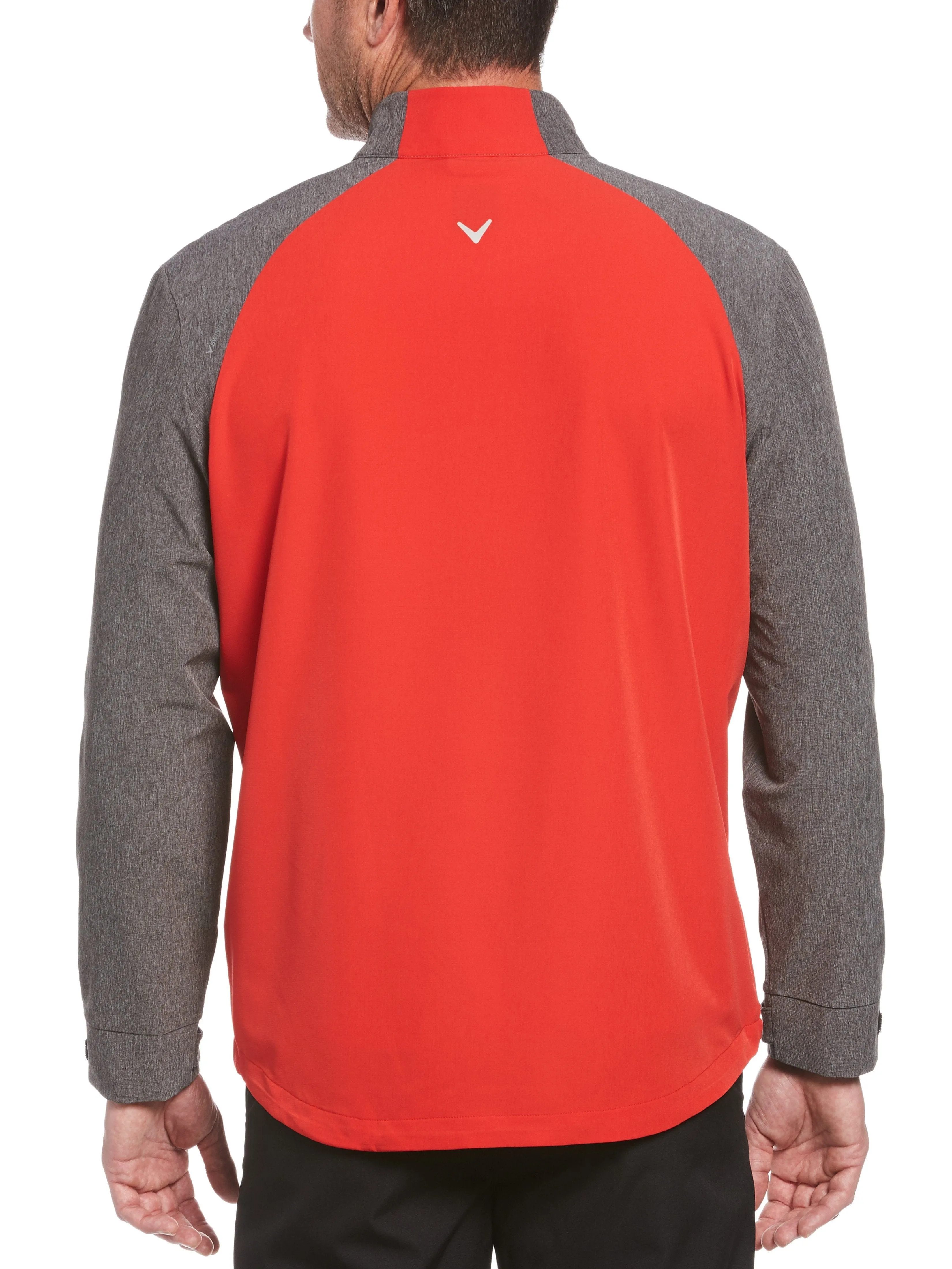 Mens Swing Tech™ Blocked 1/4 Zip Windbreaker
