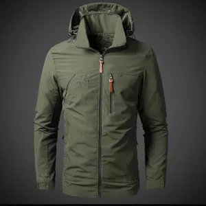 Men's Waterproof Jackets 2021 Spring Autumn Mens Windbreaker Overcoat Casual Men Hooded Jackets Coats Outwear Man Brand Clothing