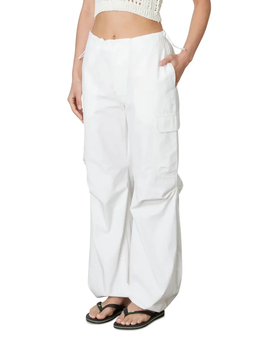 Mid Rise Parachute Pants