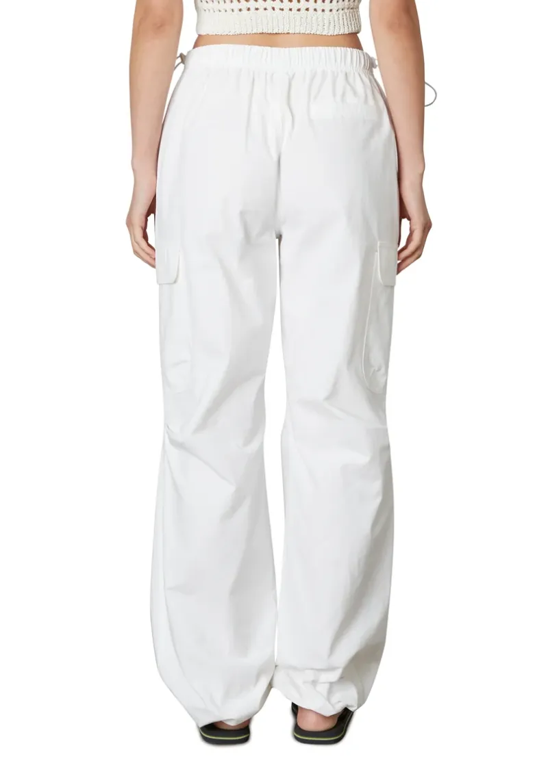 Mid Rise Parachute Pants