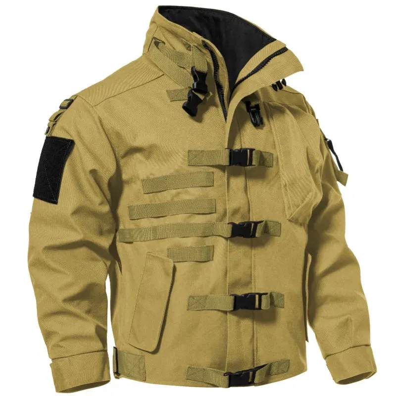 Military Tactical Jacket Mark 2 Outdoor Windproof Coat Pocket Zipper Wear-resistant Waterproof Windbreaker Motorcycle Jackets