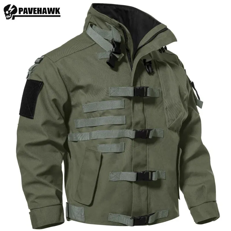 Military Tactical Jacket Mark 2 Outdoor Windproof Coat Pocket Zipper Wear-resistant Waterproof Windbreaker Motorcycle Jackets