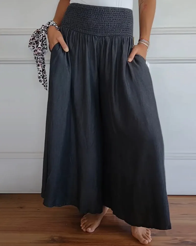 Mira - Elastic Waist Pants