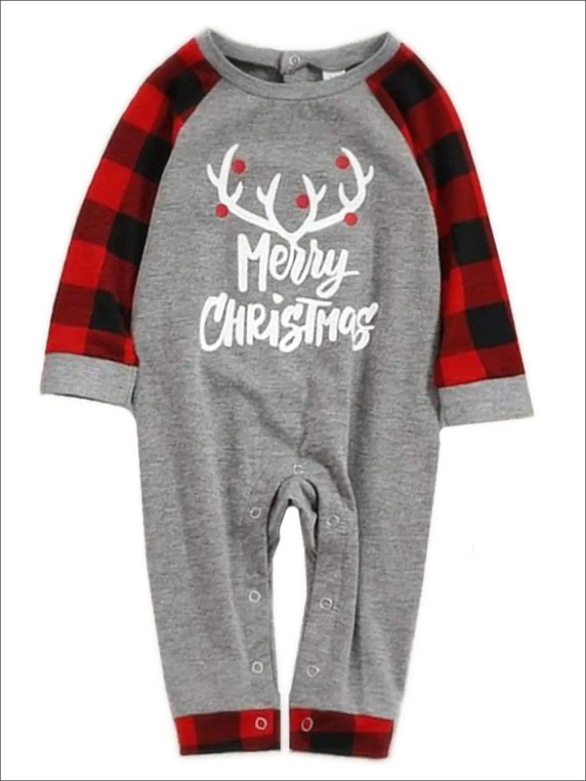 Mommy & Me Cozy Plaid Long Sleeve Holiday Pajamas