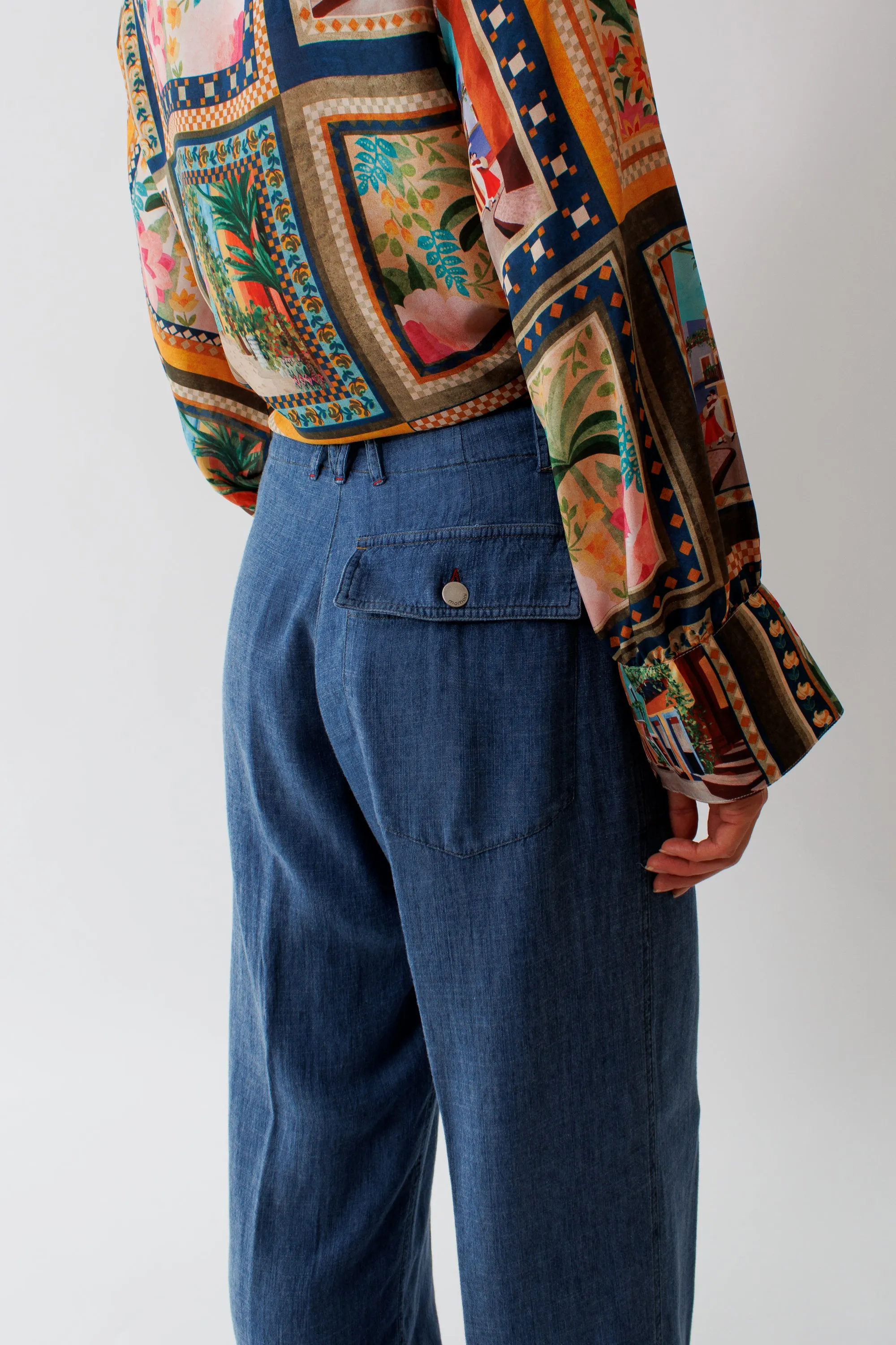 Momoni Hibiscus Pant