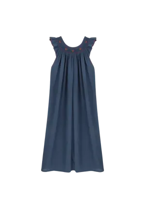 Mona Night Dress in Navy