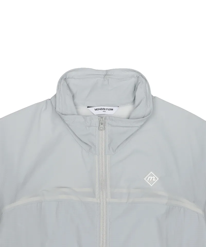 Monday Flow Women's Light Stretch Zip-Up - Light Blue