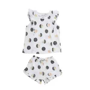 Moon Shadow Girl Ruffle Short Set