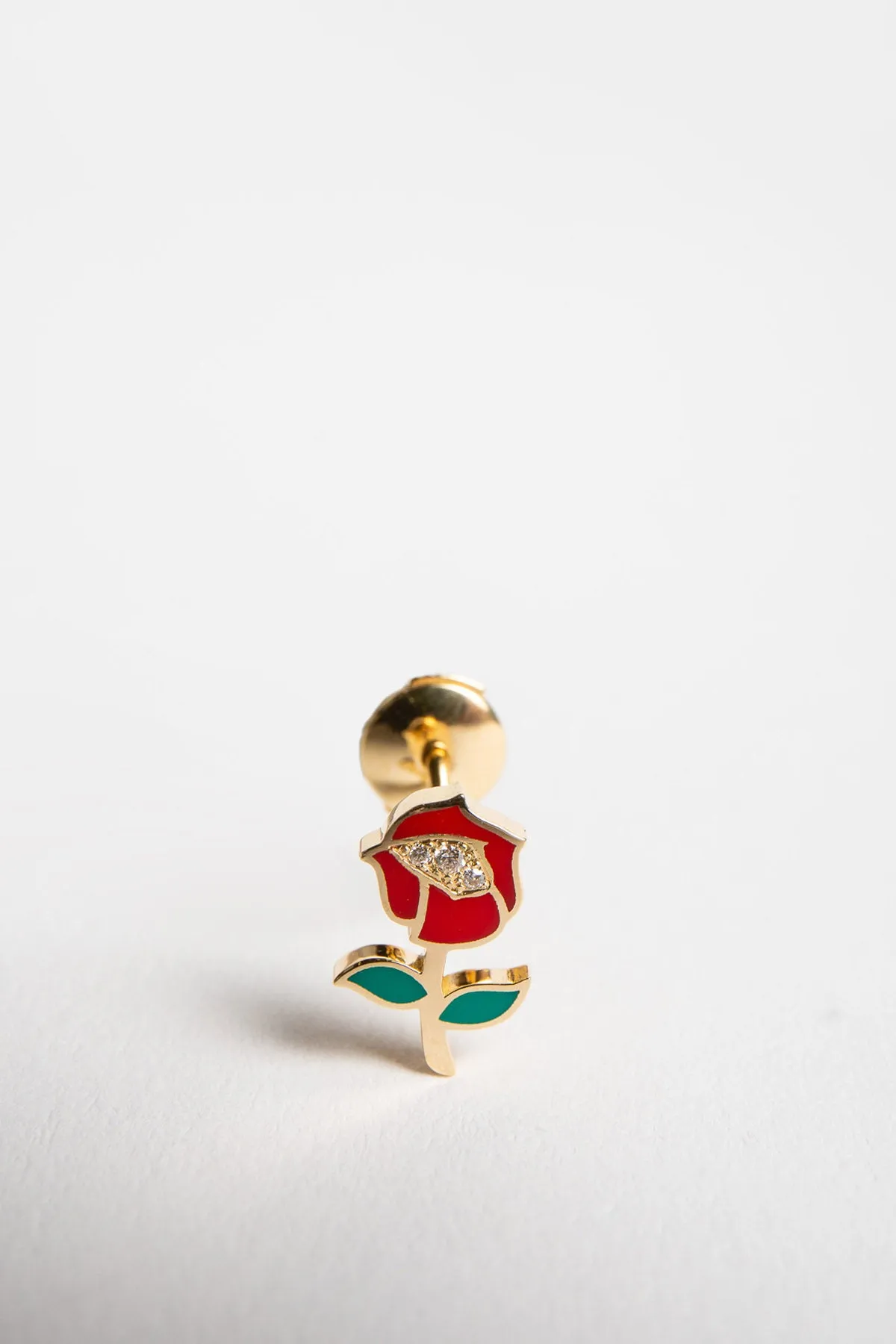 MYSTERYJOY | ANTIQUE ROSE MONO EARRING