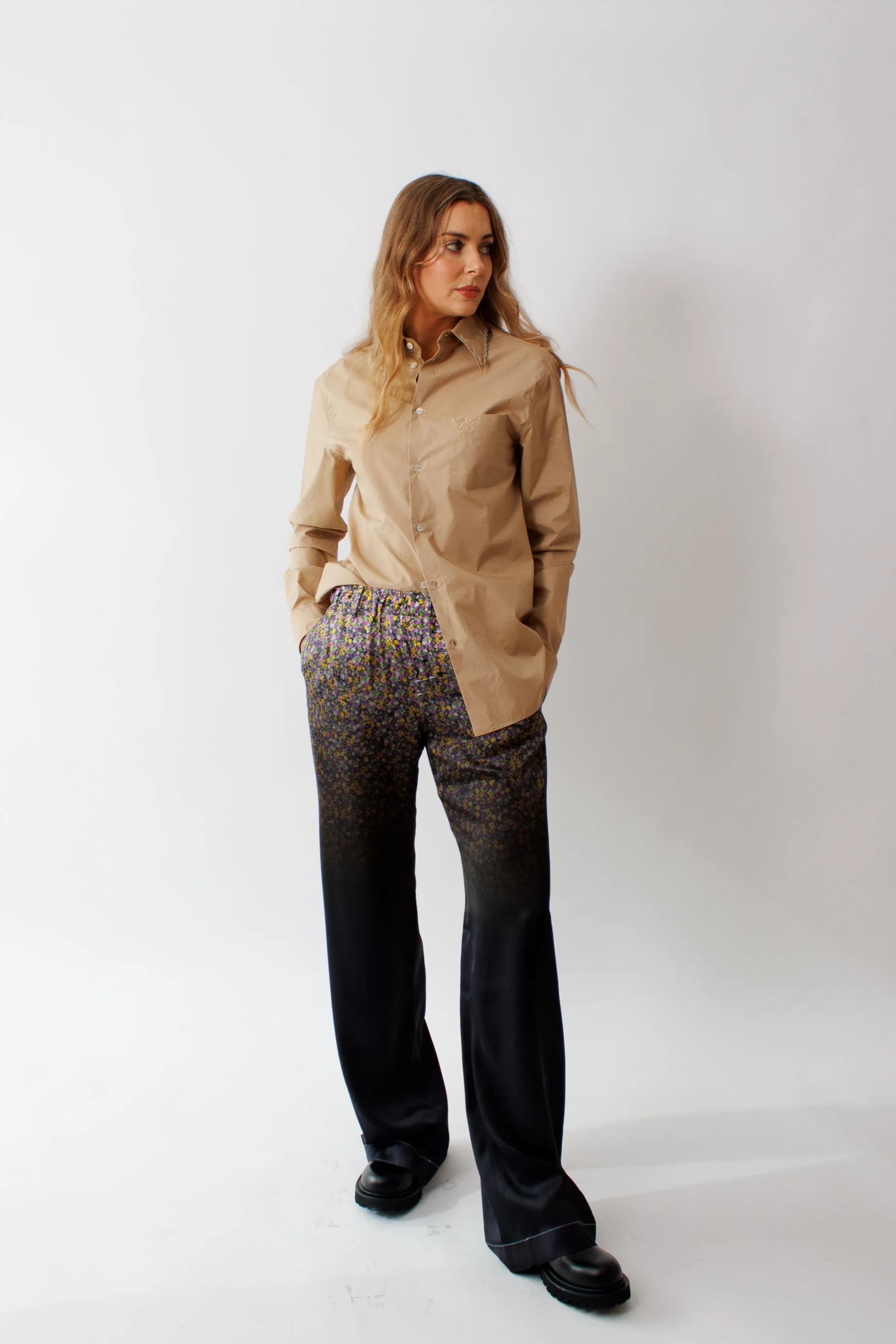 N°21 Gradient Background Print Viscose Pant