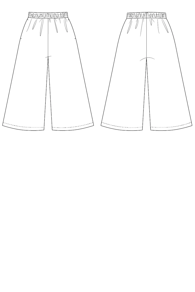 Named Clothing - Ninni Elastic Waist Culottes