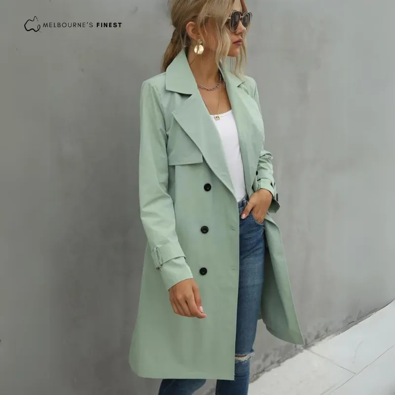 Natasha™ Stylish Windbreaker Trenchcoat