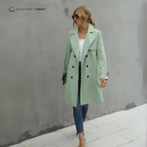 Natasha™ Stylish Windbreaker Trenchcoat