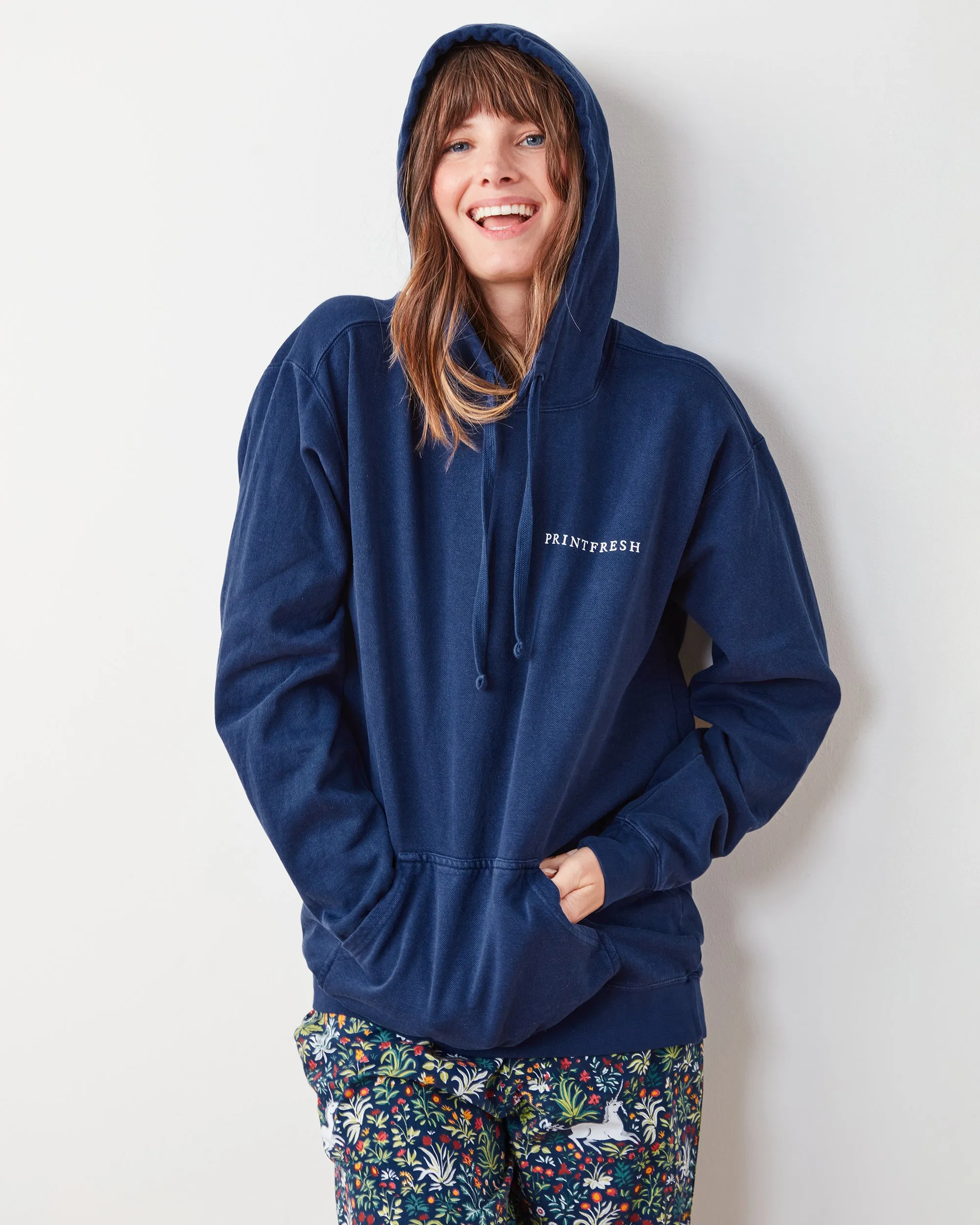 Navy - Unisex Down Time Hoodie - Unisex Hoodie