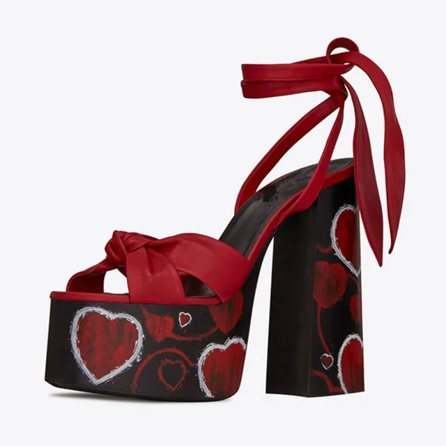 New Big Size 34-43 Ladies High Heels Platform Sandals Shoes Woman Party Runway Show Summer Luxury Sandals