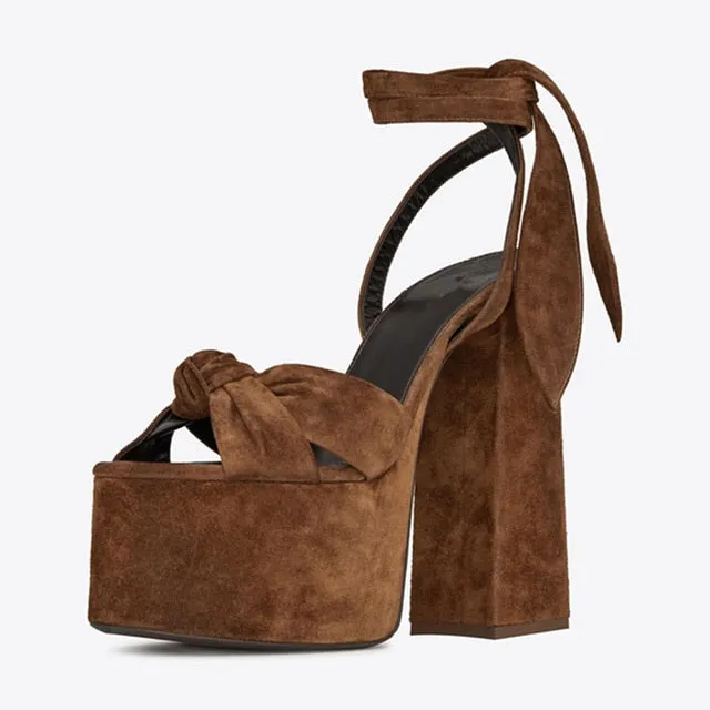 New Big Size 34-43 Ladies High Heels Platform Sandals Shoes Woman Party Runway Show Summer Luxury Sandals