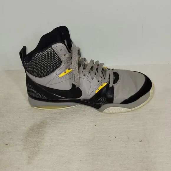 Nike Shoes Mens Size 11 Gray Yellow Air Ultra Force Sneaker 2013 555087-001 Shoe