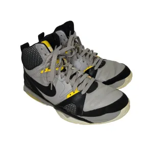 Nike Shoes Mens Size 11 Gray Yellow Air Ultra Force Sneaker 2013 555087-001 Shoe