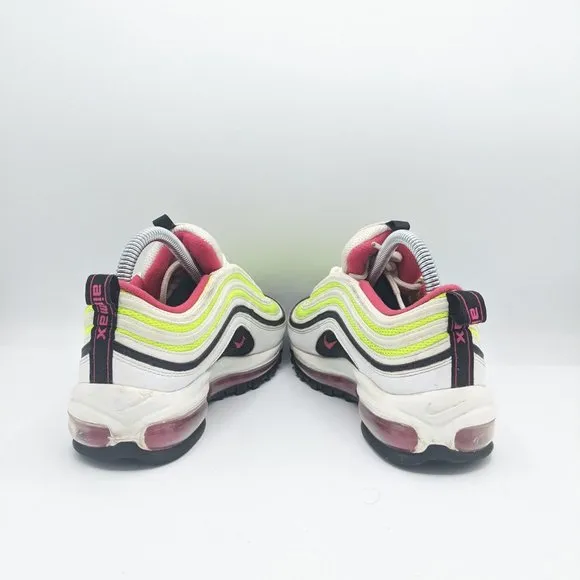 Nike Unisex Kids Air Max 97 CJ9978-100 White Lace Up Sneaker Shoes Size 7Y