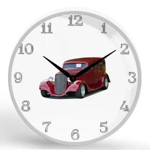 Old Ride <br>Round Framed Wall Clock 11.75"