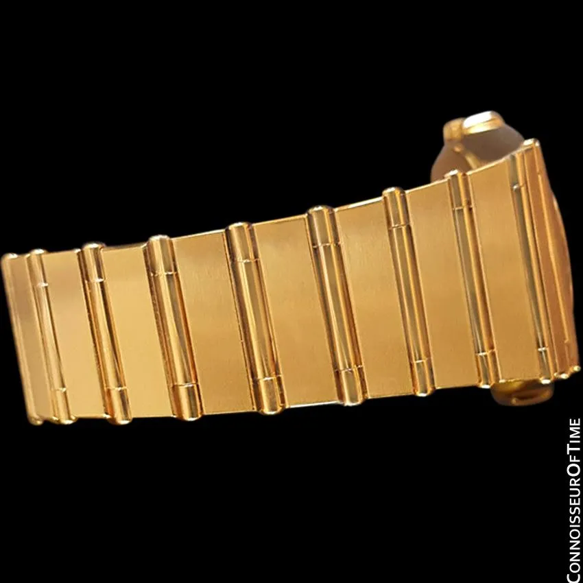 Omega Constellation Mens 35mm, Quartz, Day Date - 18K Gold Plated and Diamonds