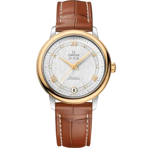 Omega De Ville Prestige 32.7 mm, steel - yellow gold on leather strap