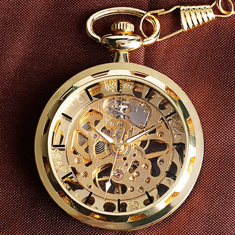 Open Face Steampunk Pocket Watch