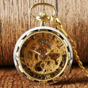 Open Face Steampunk Pocket Watch