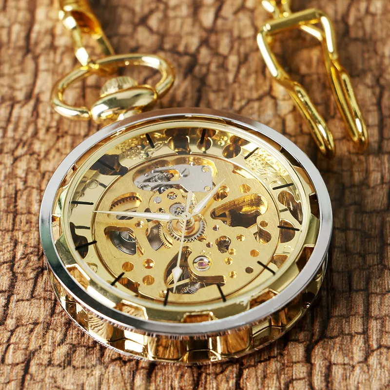 Open Face Steampunk Pocket Watch