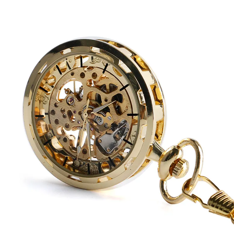 Open Face Steampunk Pocket Watch
