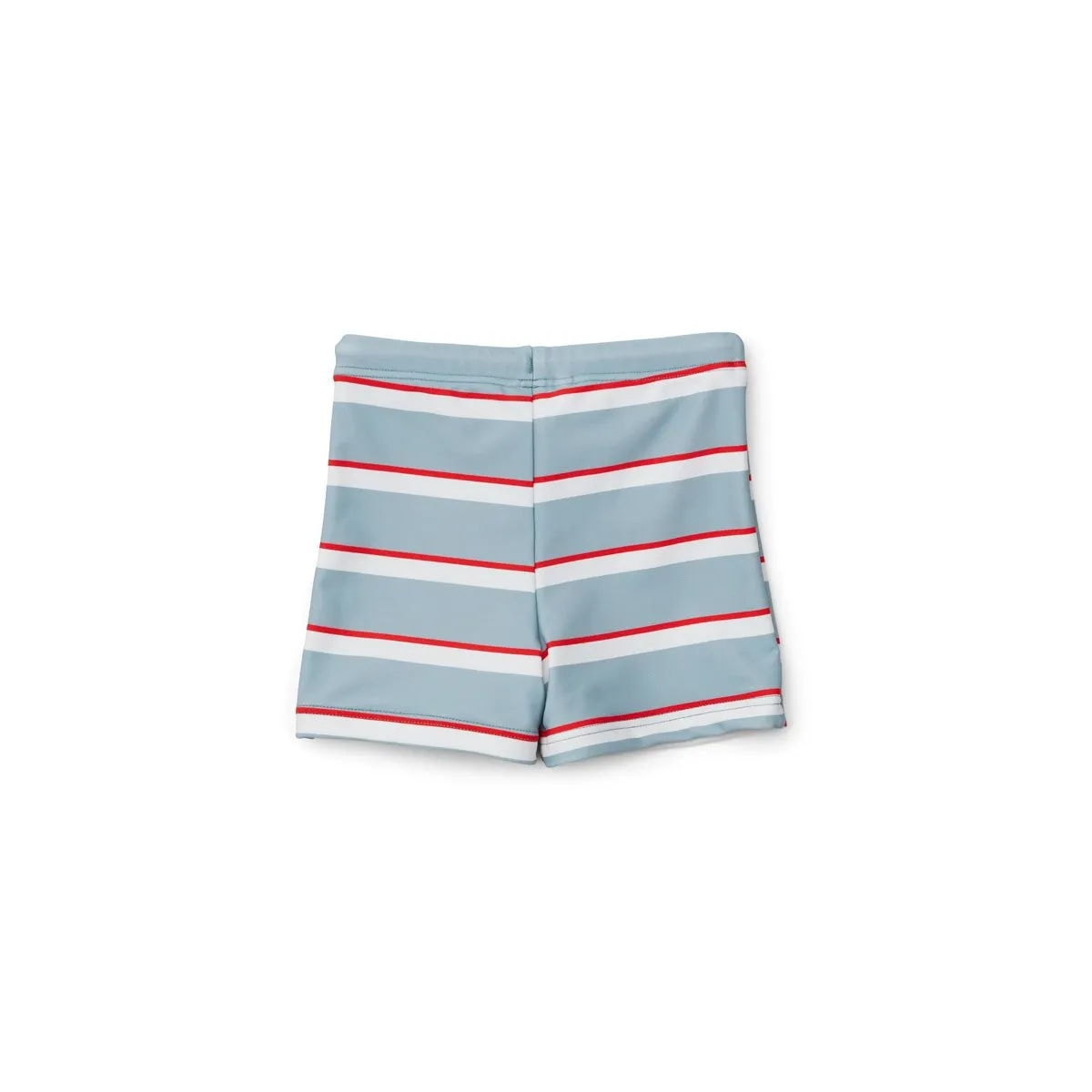 Otto Swim Pants - Stripe: Sea blue/apple red/creme de la creme