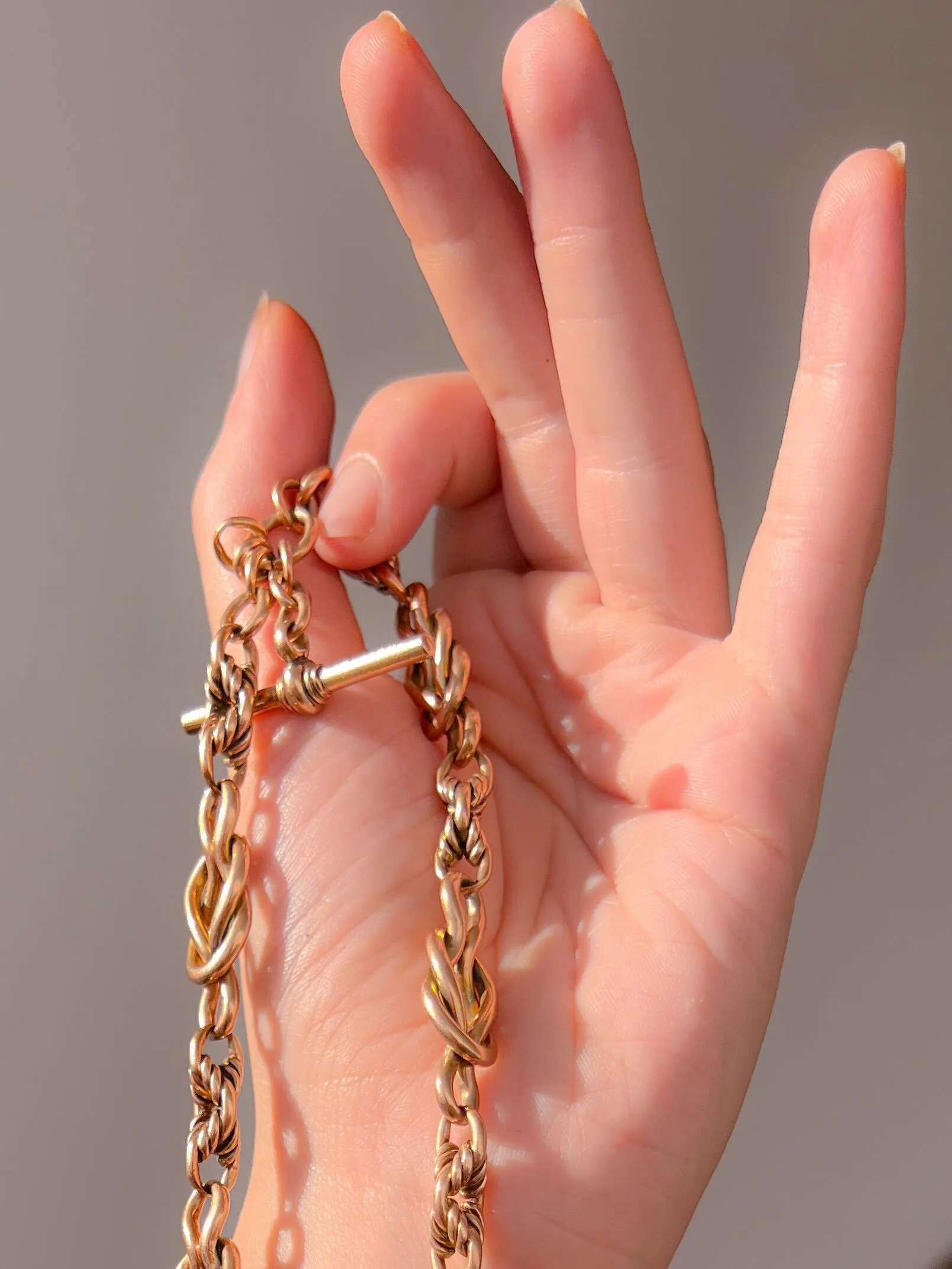Outrageous 9k Gold Albert Chain