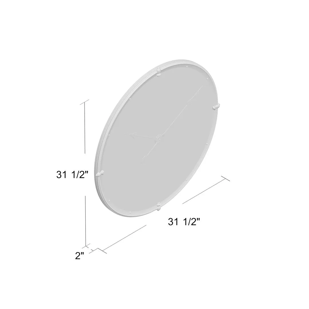 Oversized Vernice 31.5" Wall Clock Greyleigh™