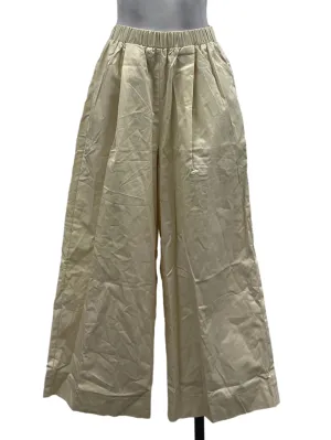 Pale Yellow Elastic Pants OSN