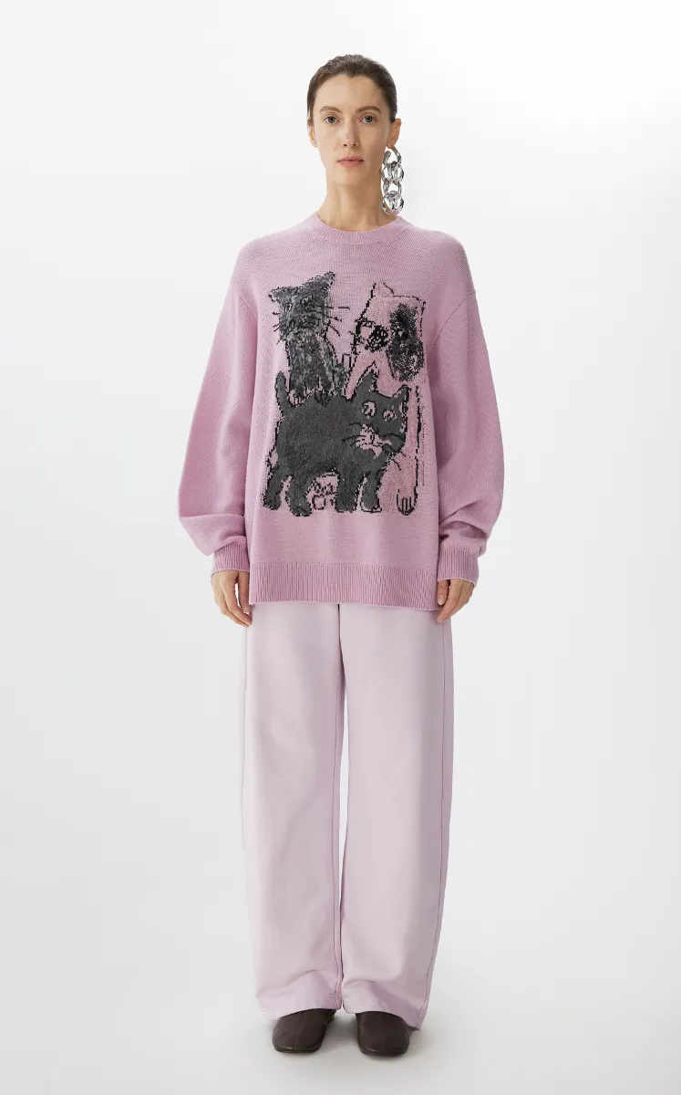 Pants / JNBY Drawstring Banana Fit Cotton Terry Pants