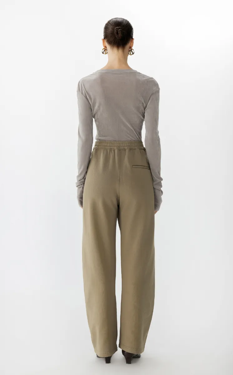 Pants / JNBY Drawstring Banana Fit Cotton Terry Pants